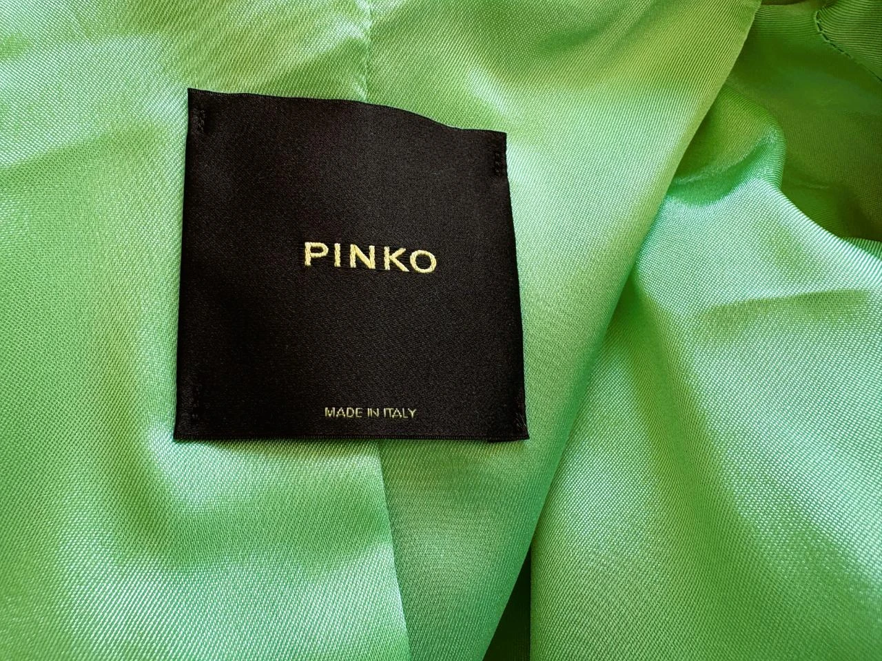 Blazer verde-escuro da Pinko – Feito na Itália – detalhe de botão dourado – tamanho IT40 – photo 9